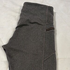 Athleta Brown Herringbone Leggings